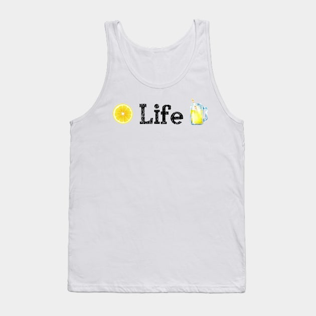 When Life gives Lemon make good Lemonade and Enjoy its taste to the bottom up.See something positive in current situation and use that in your favour. Turn challenges in funny cute moments Tank Top by Olloway